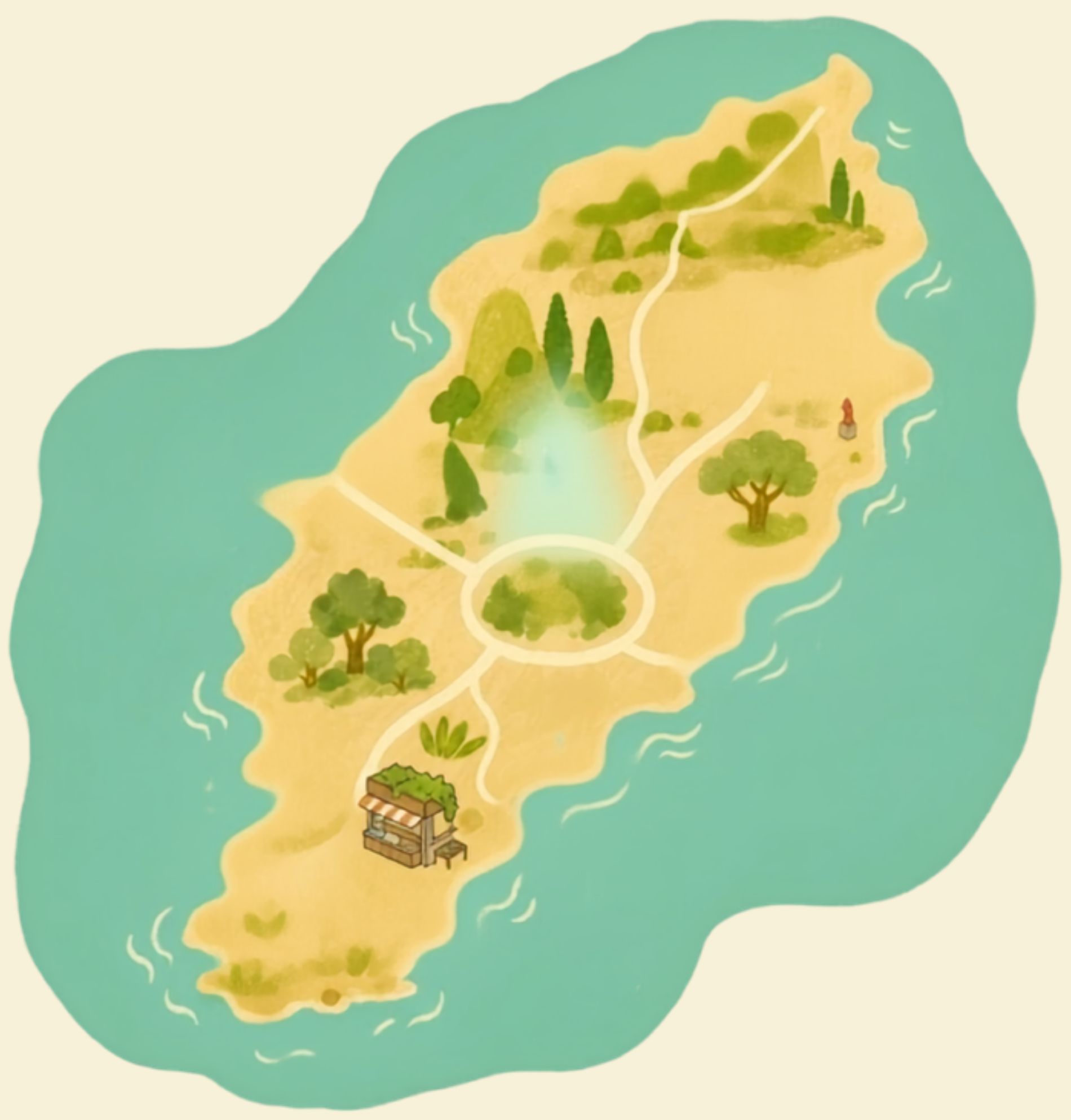 遠探探索島地圖